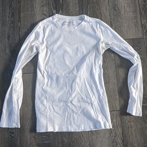 Eddie Bauer white long sleeve tee size XS